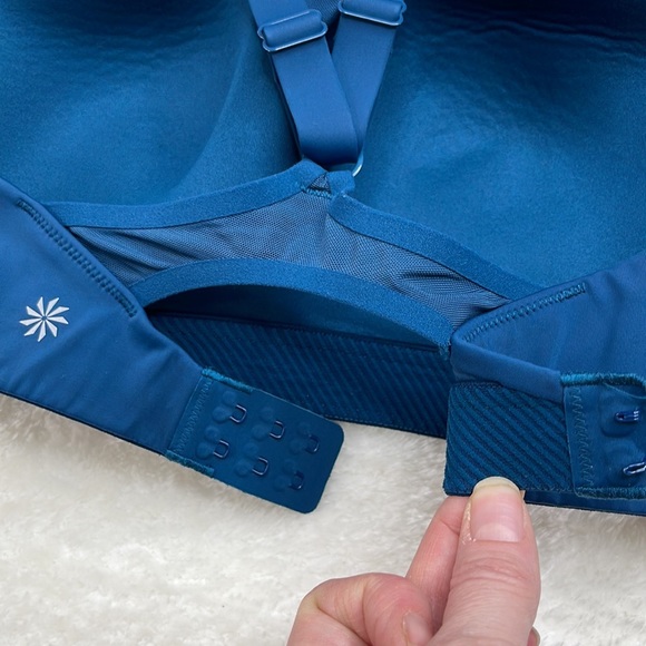 Athleta Advance Bra Teal Blue Size 34C - Picture 3 of 8